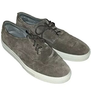 Allen Edmonds Men's 10.5 Grey Suede Dress Sneakers Business Casual Shoes SB6#3